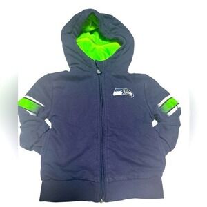Seattle Seahawks Cub-coats Full-Zip Hoodie W/ Hidden Soft Plushie‎ in the Hood